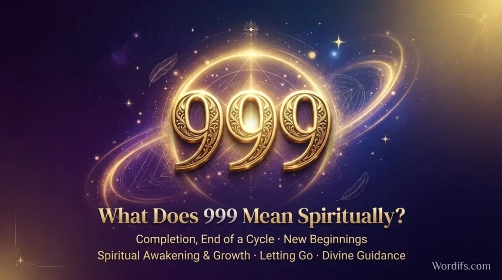 What Does 999 Mean Spiritually?