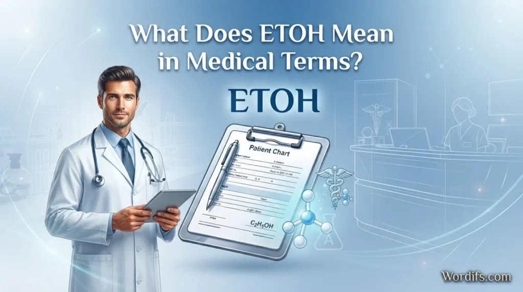 What Does ETOH Mean in Medical Terms?