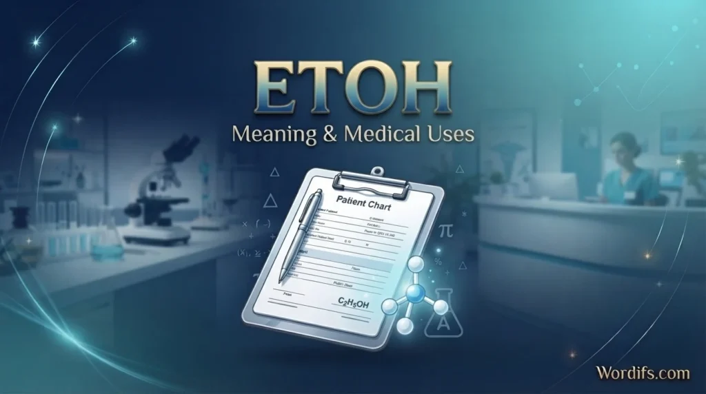 What Does ETOH Stand For?