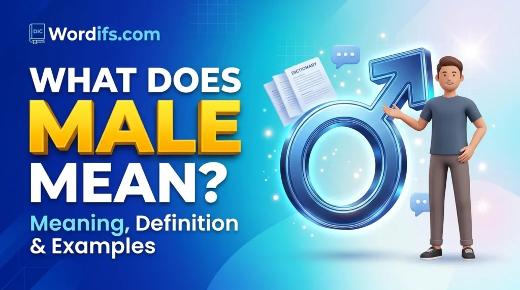 What Does Male Mean?