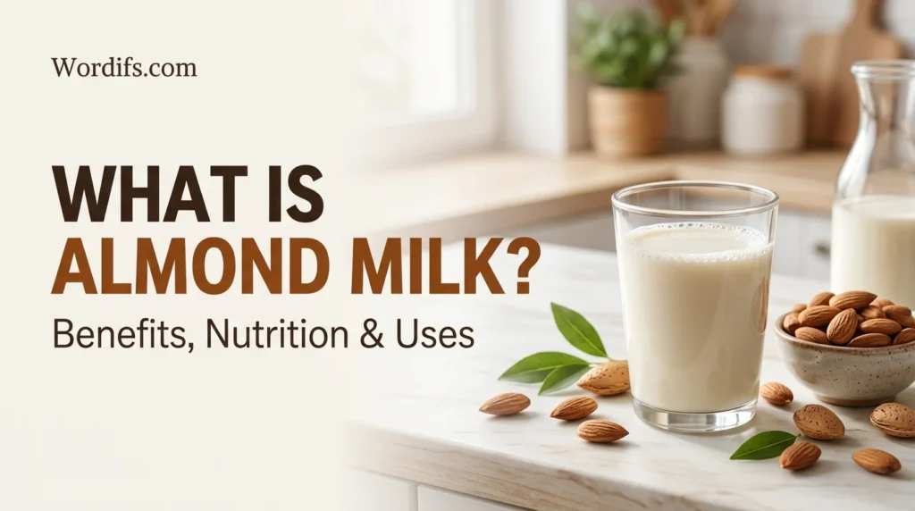 What Is Almond Milk?