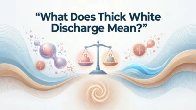 Thick White Discharge Mean In The Body