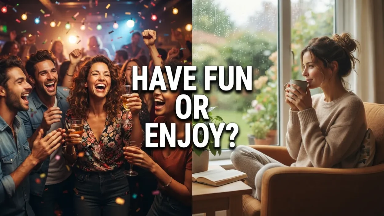 Have Fun or Enjoy