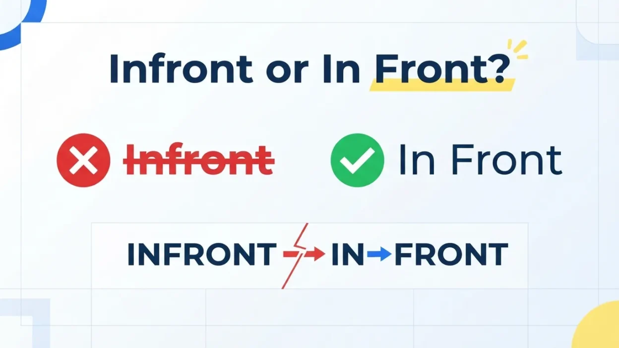 Infront or In Front