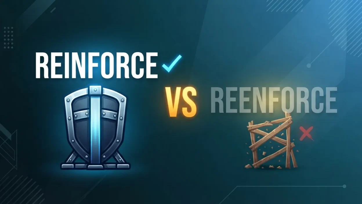 Reinforce vs Reenforce