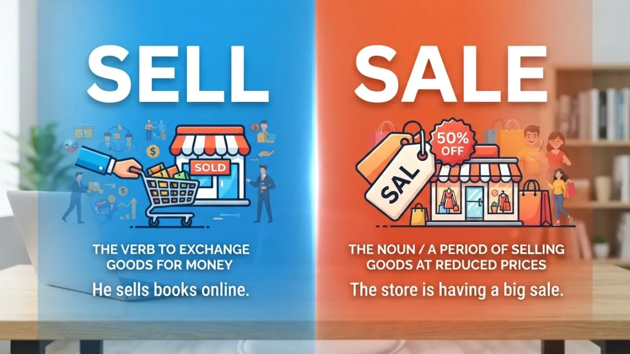 Sell vs Sale