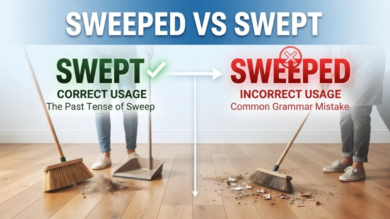 Sweeped vs Swept