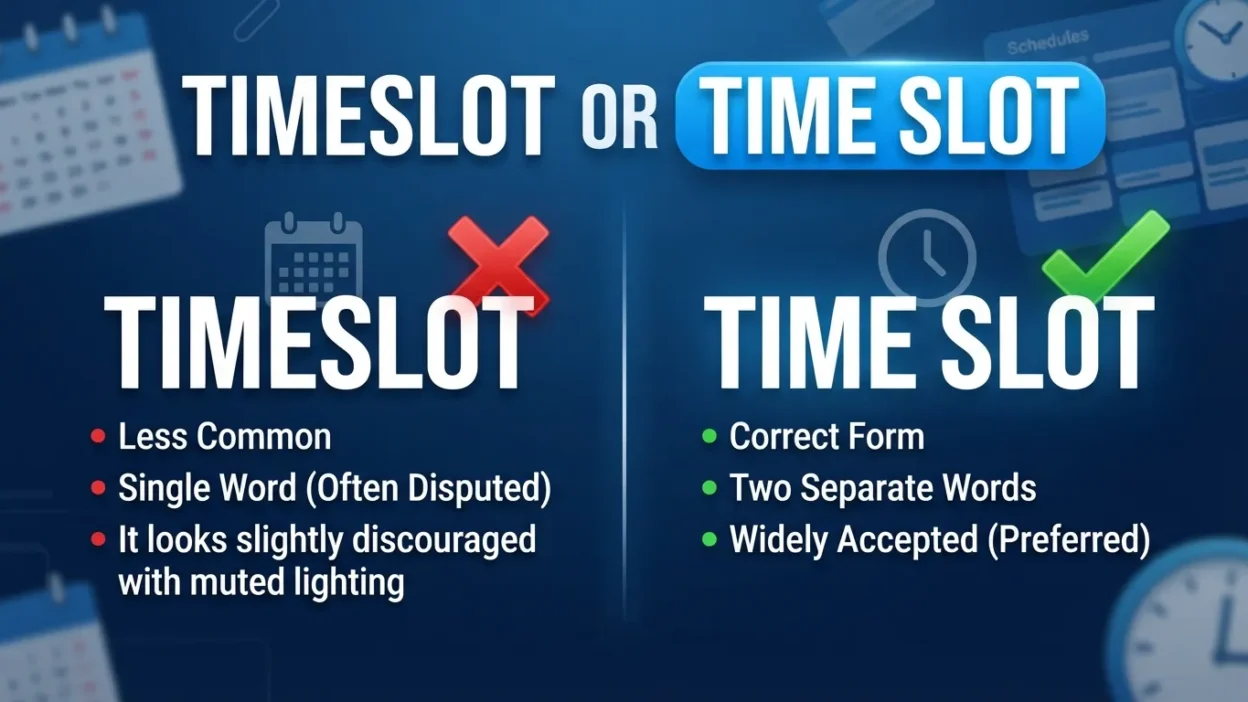 Timeslot or Time Slot