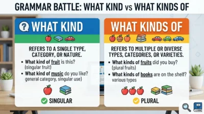 What Kind vs What Kinds Of
