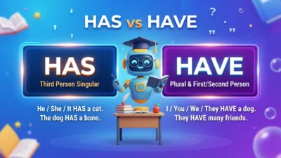 Has vs Have