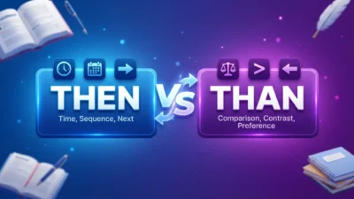 Then vs Than