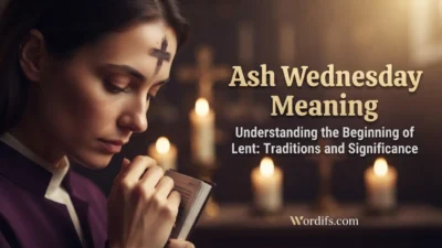 Ash Wednesday Meaning