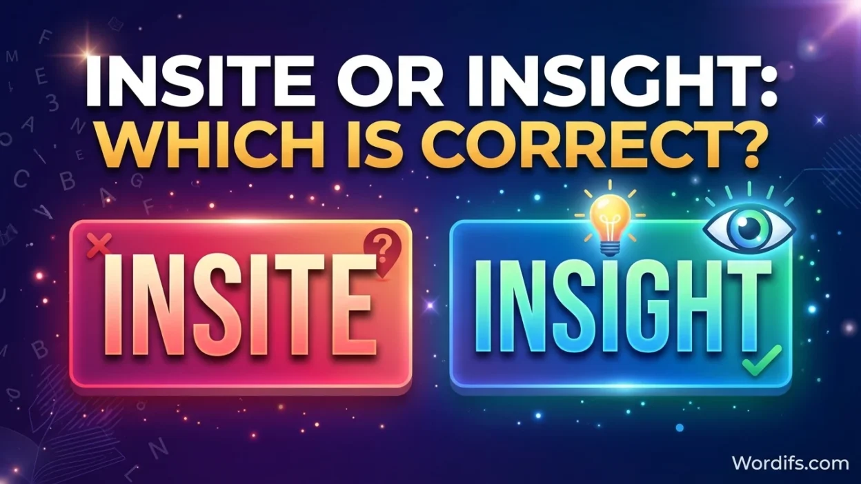 Insite or Insight