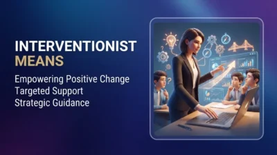Interventionist Means