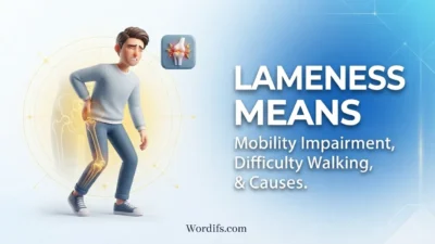 Lameness Means