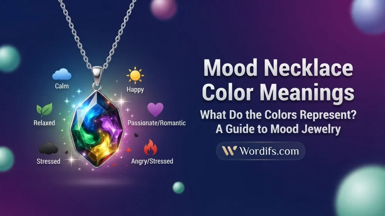 Mood Necklace Color Meanings