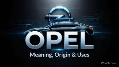 Opel Meaning